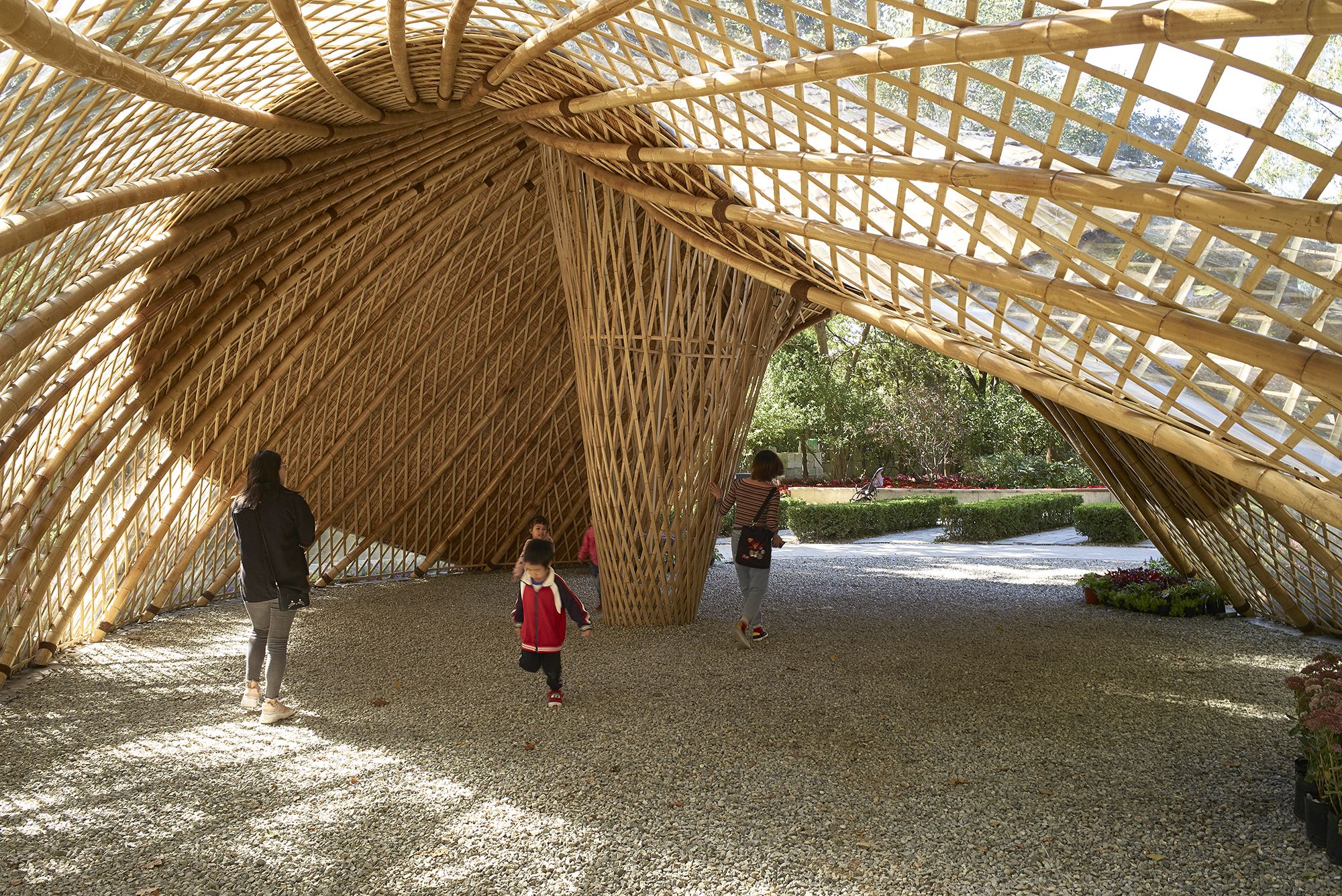 Nuage tourbillonnant : Pavillon des nuages pour le festival des jardins de BJFU